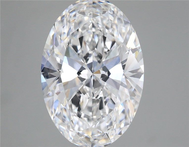 5.59 Carat Oval Shaped, Ideal Cut, E Color, VVS2 Clarity, IGI Certified Lab Grown Diamond
