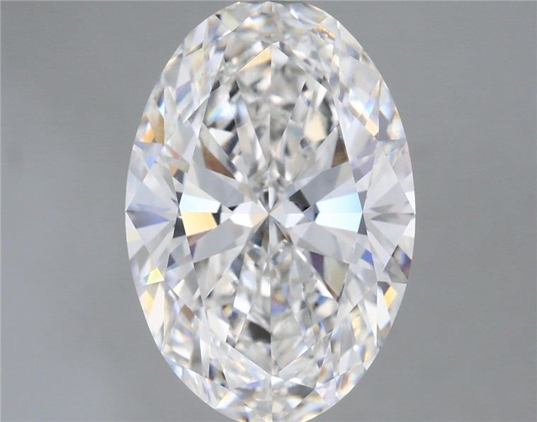 5.59 Carat Oval Shaped, Ideal Cut, F Color, VS1 Clarity, IGI Certified Lab Grown Diamond