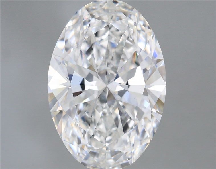 5.55 Carat Oval Shaped, Excellent Cut, E Color, VS1 Clarity, IGI Certified Lab Grown Diamond