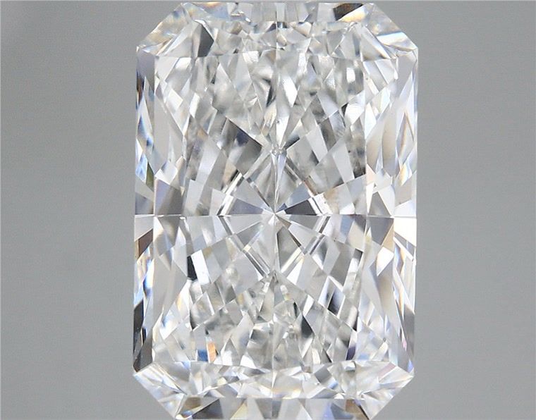 8.24 Carat Radiant Shaped, Ideal Cut, F Color, VS2 Clarity, IGI Certified Lab Grown Diamond
