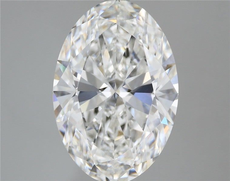 5.58 Carat Oval Shaped, Ideal Cut, E Color, VVS2 Clarity, IGI Certified Lab Grown Diamond