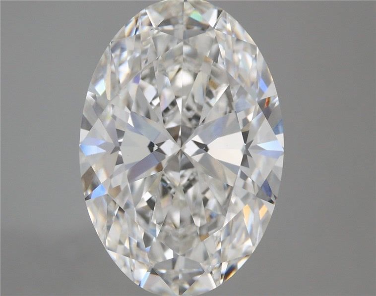 5.58 Carat Oval Shaped, Ideal Cut, E Color, VS1 Clarity, IGI Certified Lab Grown Diamond