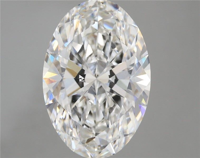 5.58 Carat Oval Shaped, Ideal Cut, F Color, VS1 Clarity, IGI Certified Lab Grown Diamond