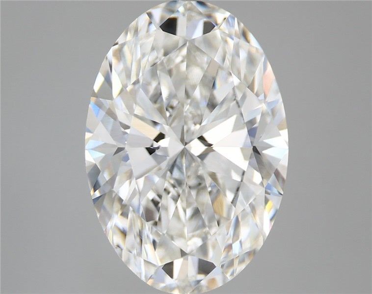 5.37 Carat Oval Shaped, Ideal Cut, F Color, VVS2 Clarity, IGI Certified Lab Grown Diamond