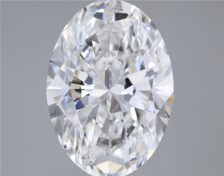 5.52 Carat Oval Shaped, Excellent Cut, E Color, VVS2 Clarity, IGI Certified Lab Grown Diamond