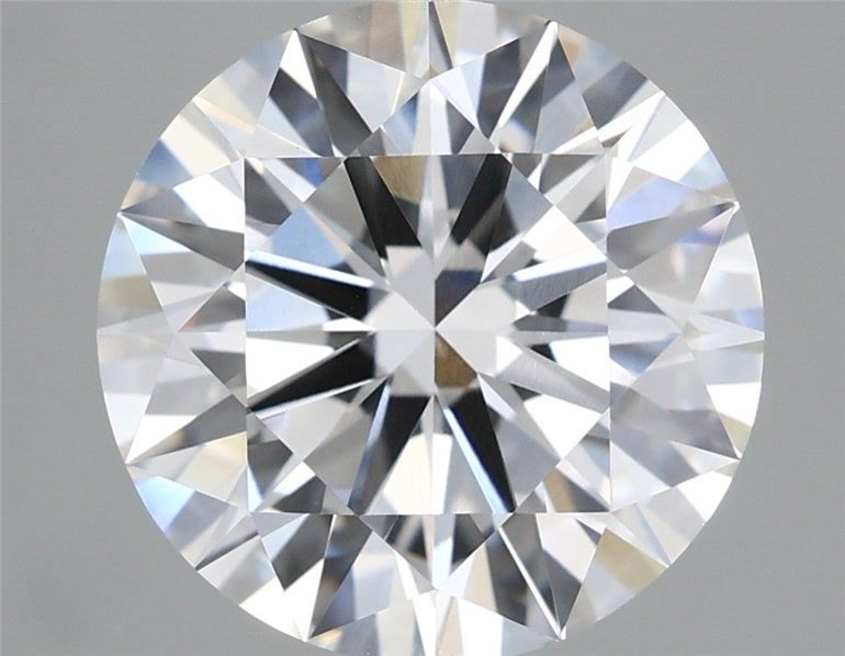 5.56 Carat Round Shaped, Ideal Cut, F Color, VVS2 Clarity, IGI Certified Lab Grown Diamond