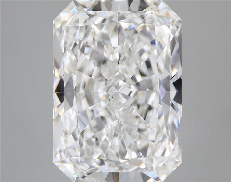 5.57 Carat Radiant Shaped, Ideal Cut, E Color, VVS2 Clarity, IGI Certified Lab Grown Diamond