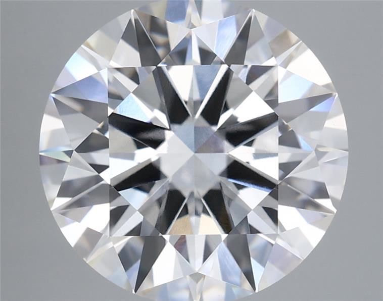 5.59 Carat Round Shaped, Excellent Cut, E Color, VVS2 Clarity, IGI Certified Lab Grown Diamond