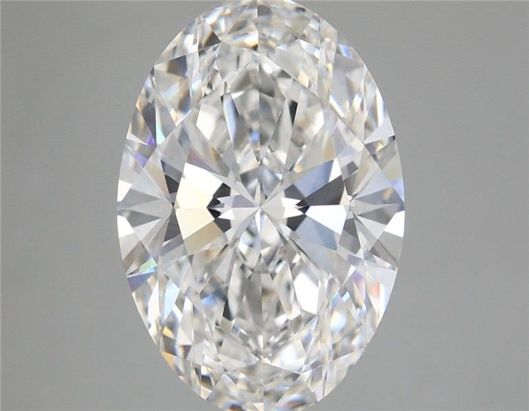 5.59 Carat Oval Shaped, Ideal Cut, F Color, VS1 Clarity, IGI Certified Lab Grown Diamond
