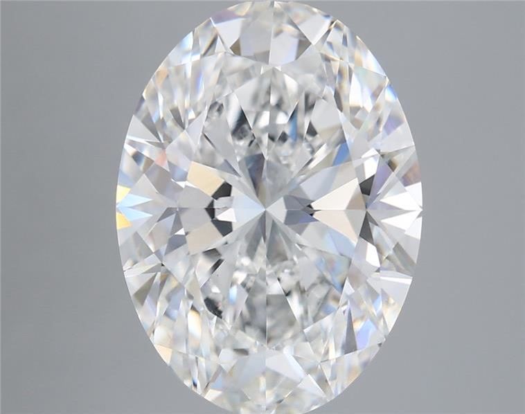 5.82 Carat Oval Shaped, Ideal Cut, E Color, VVS2 Clarity, IGI Certified Lab Grown Diamond