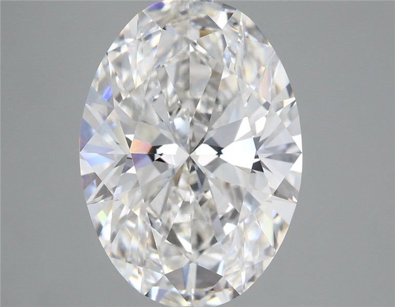 5.57 Carat Oval Shaped, Ideal Cut, F Color, VVS2 Clarity, IGI Certified Lab Grown Diamond