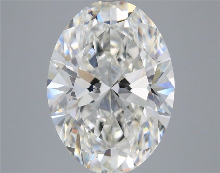 6.32 Carat Oval Shaped, Ideal Cut, F Color, VVS2 Clarity, IGI Certified Lab Grown Diamond