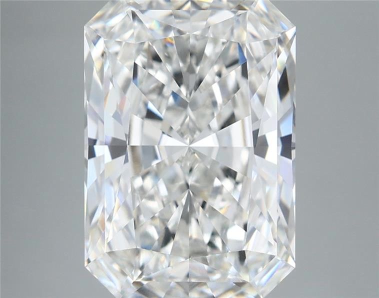 5.88 Carat Radiant Shaped, Ideal Cut, F Color, VVS2 Clarity, IGI Certified Lab Grown Diamond