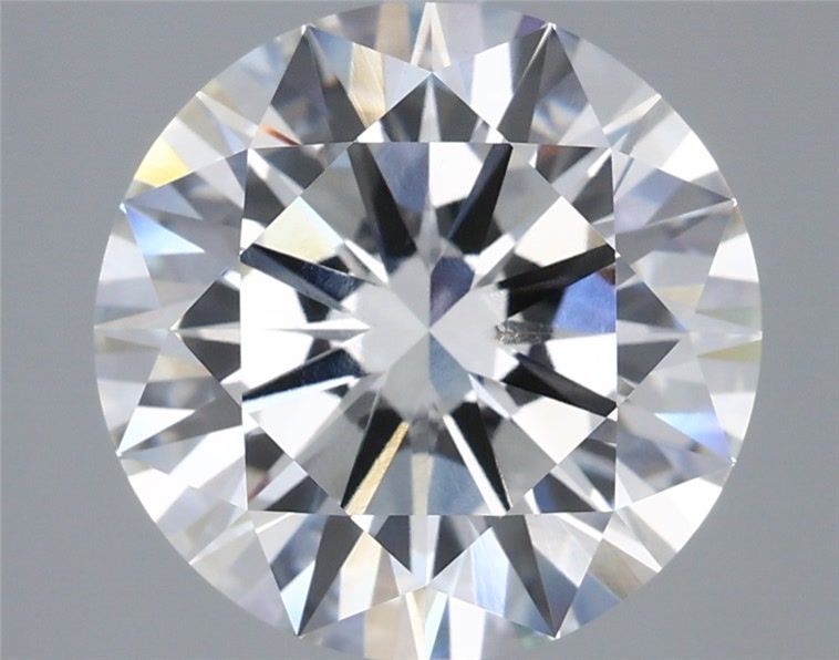 5.57 Carat Round Shaped, Excellent Cut, F Color, VVS2 Clarity, IGI Certified Lab Grown Diamond