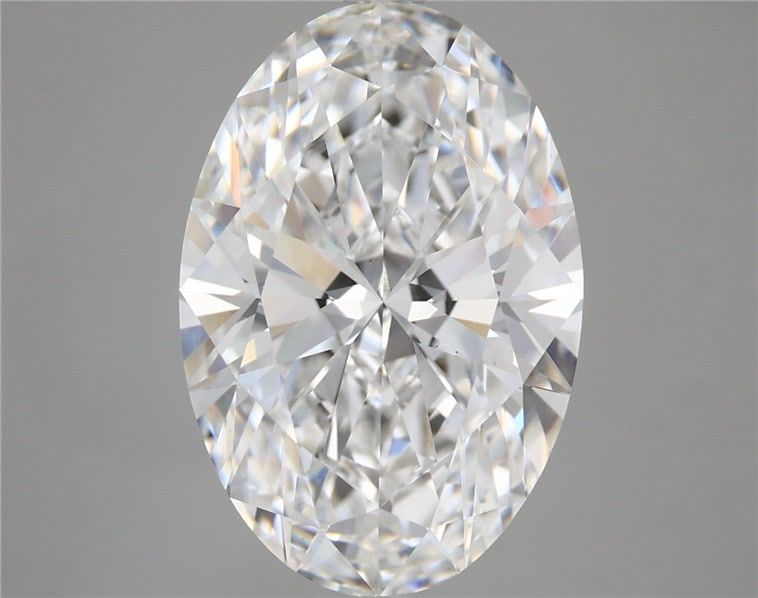 5.57 Carat Oval Shaped, Ideal Cut, E Color, VS1 Clarity, IGI Certified Lab Grown Diamond