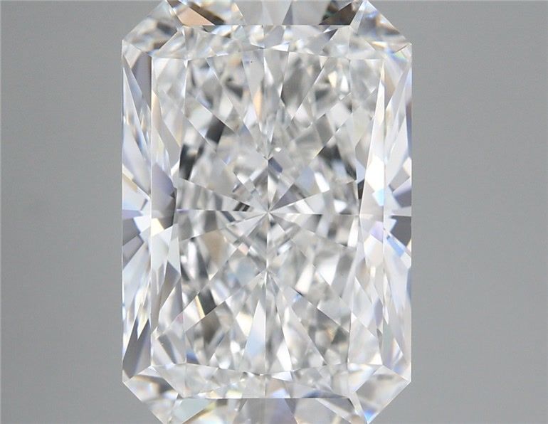 7.46 Carat Radiant Shaped, Excellent Cut, E Color, VVS2 Clarity, IGI Certified Lab Grown Diamond