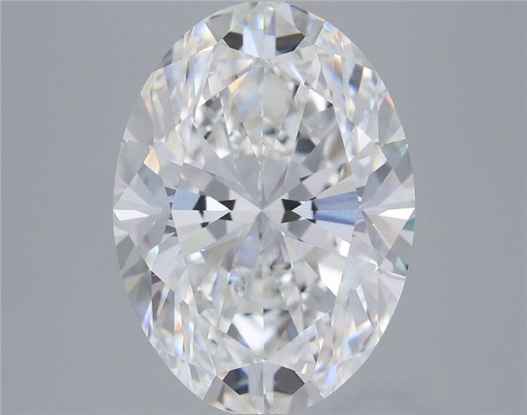 6.32 Carat Oval Shaped, Ideal Cut, E Color, VVS2 Clarity, IGI Certified Lab Grown Diamond