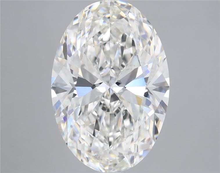 5.56 Carat Oval Shaped, Ideal Cut, F Color, VS2 Clarity, IGI Certified Lab Grown Diamond