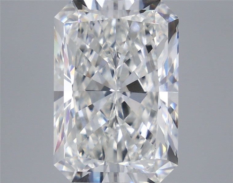 6.56 Carat Radiant Shaped, Excellent Cut, F Color, VS1 Clarity, IGI Certified Lab Grown Diamond