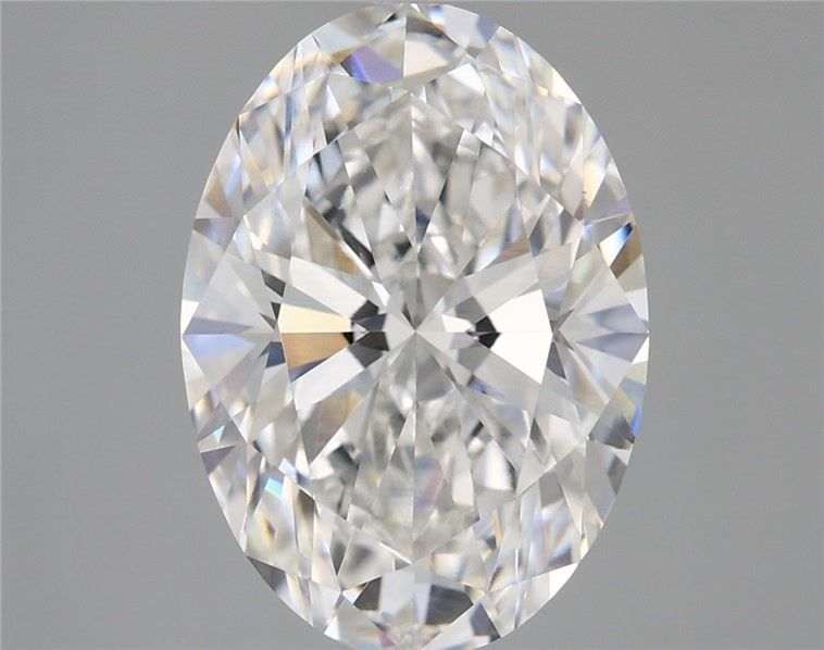5.52 Carat Oval Shaped, Ideal Cut, F Color, VVS2 Clarity, IGI Certified Lab Grown Diamond