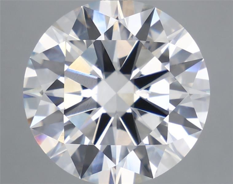 6.08 Carat Round Shaped, Excellent Cut, F Color, VVS2 Clarity, IGI Certified Lab Grown Diamond