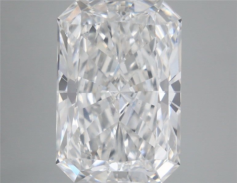 6.58 Carat Radiant Shaped, Ideal Cut, F Color, VS1 Clarity, IGI Certified Lab Grown Diamond