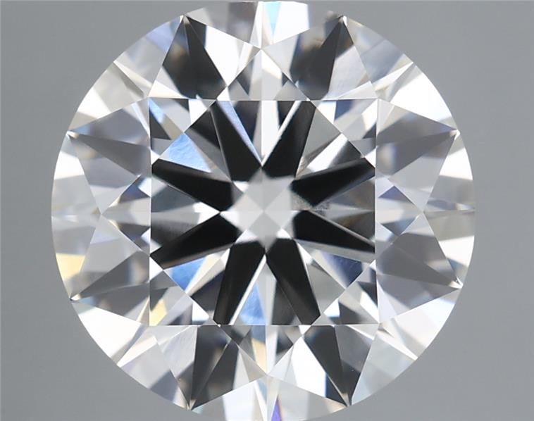 5.58 Carat Round Shaped, Ideal Cut, F Color, VS1 Clarity, IGI Certified Lab Grown Diamond