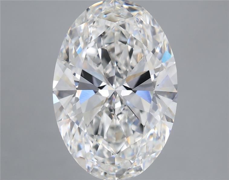 5.54 Carat Oval Shaped, Ideal Cut, E Color, VVS2 Clarity, IGI Certified Lab Grown Diamond