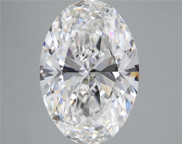 5.89 Carat Oval Shaped, Ideal Cut, E Color, VS1 Clarity, IGI Certified Lab Grown Diamond