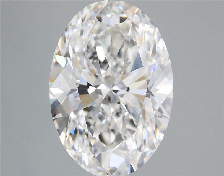 5.49 Carat Oval Shaped, Excellent Cut, F Color, VS1 Clarity, IGI Certified Lab Grown Diamond