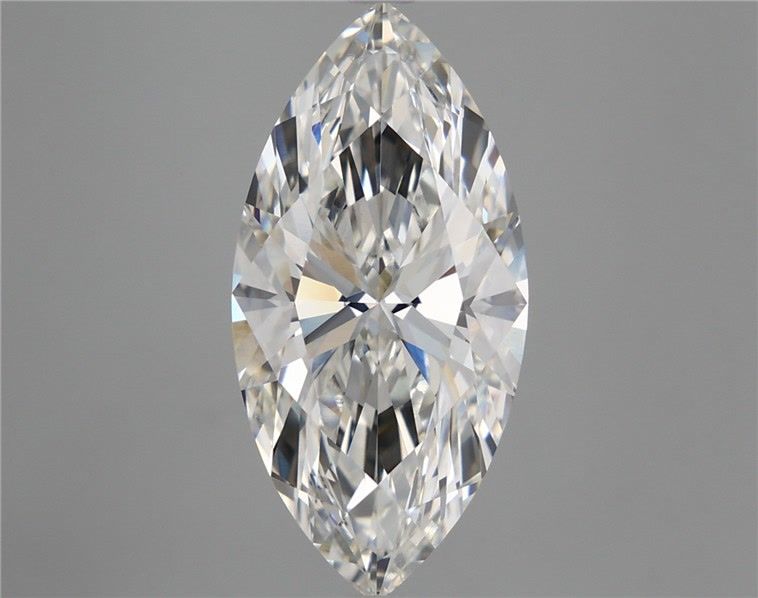5.55 Carat Marquise Shaped, Ideal Cut, F Color, VVS2 Clarity, IGI Certified Lab Grown Diamond