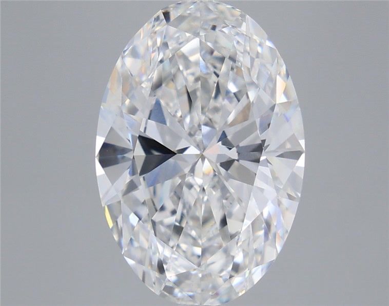 5.87 Carat Oval Shaped, Ideal Cut, D Color, VS1 Clarity, IGI Certified Lab Grown Diamond