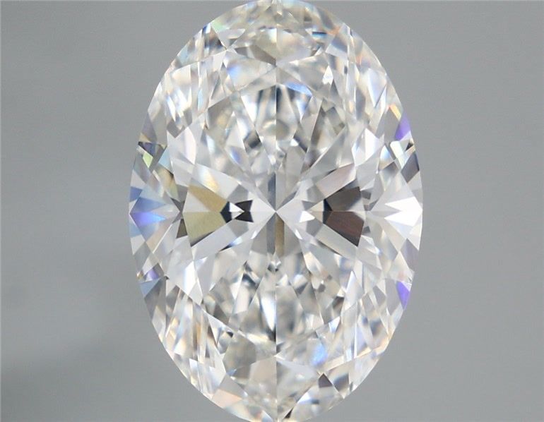 6.33 Carat Oval Shaped, Ideal Cut, F Color, VVS2 Clarity, IGI Certified Lab Grown Diamond