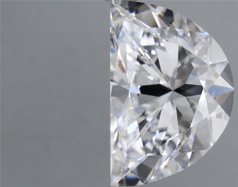 3.05 Carat Half Moon Shaped, Very Good Cut, D Color, VVS2 Clarity, IGI Certified Lab Grown Diamond