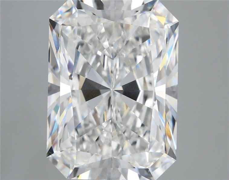 7.57 Carat Radiant Shaped, Ideal Cut, E Color, VS1 Clarity, IGI Certified Lab Grown Diamond