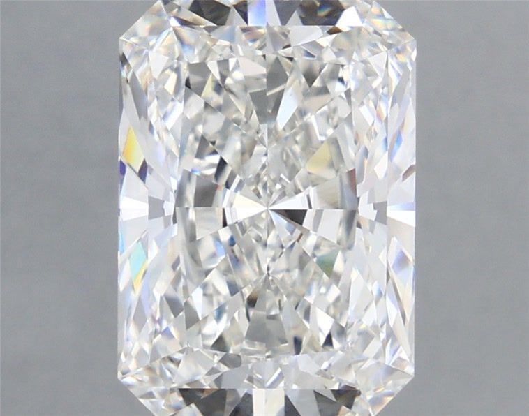 5.58 Carat Radiant Shaped, Ideal Cut, F Color, VS1 Clarity, IGI Certified Lab Grown Diamond