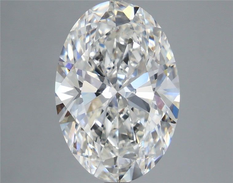 5.59 Carat Oval Shaped, Ideal Cut, F Color, VVS2 Clarity, IGI Certified Lab Grown Diamond