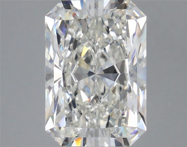 5.59 Carat Radiant Shaped, Excellent Cut, F Color, VVS2 Clarity, IGI Certified Lab Grown Diamond