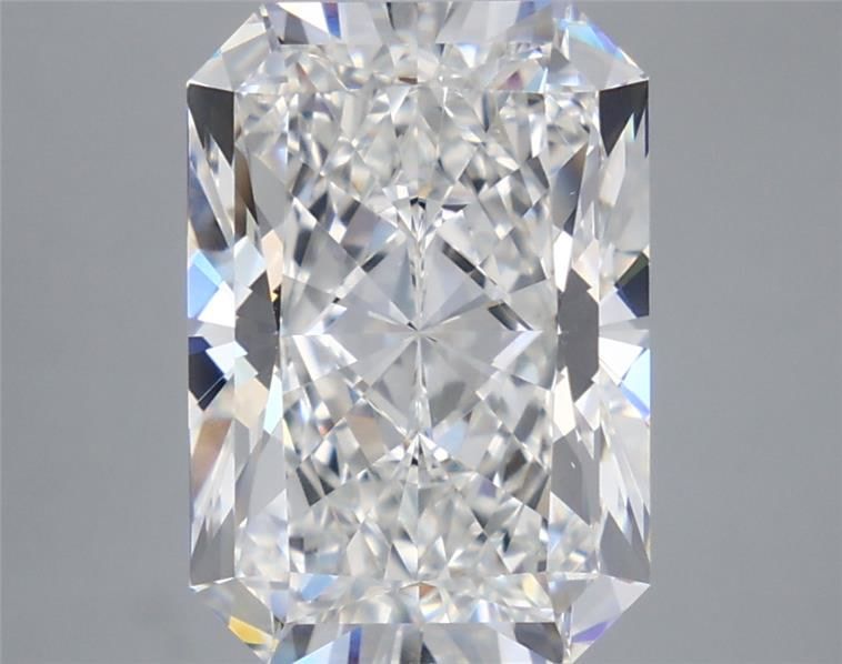 5.79 Carat Radiant Shaped, Excellent Cut, E Color, VS1 Clarity, IGI Certified Lab Grown Diamond