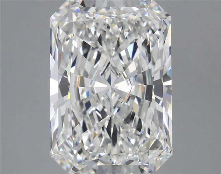 8.15 Carat Radiant Shaped, Excellent Cut, F Color, VS1 Clarity, IGI Certified Lab Grown Diamond