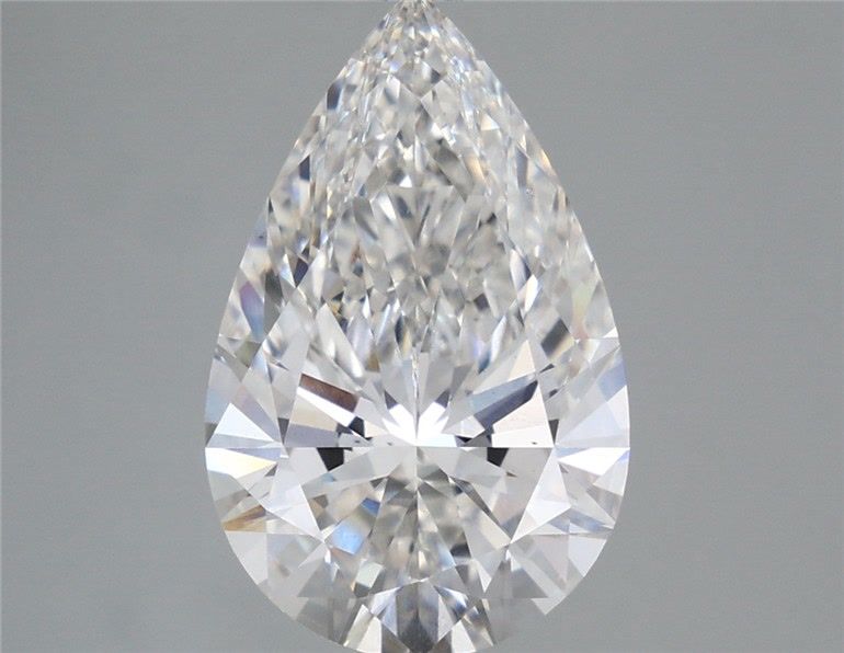 4.83 Carat Pear Shaped, Ideal Cut, F Color, VS1 Clarity, IGI Certified Lab Grown Diamond