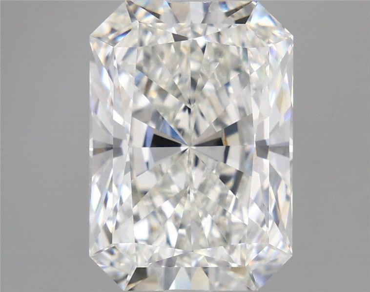 6.31 Carat Radiant Shaped, Ideal Cut, F Color, VVS2 Clarity, IGI Certified Lab Grown Diamond