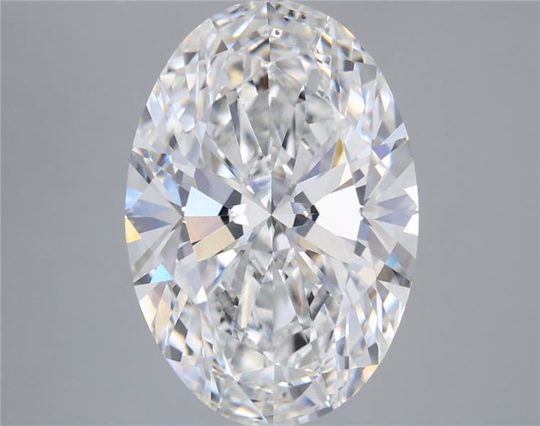 5.59 Carat Oval Shaped, Ideal Cut, E Color, VS1 Clarity, IGI Certified Lab Grown Diamond