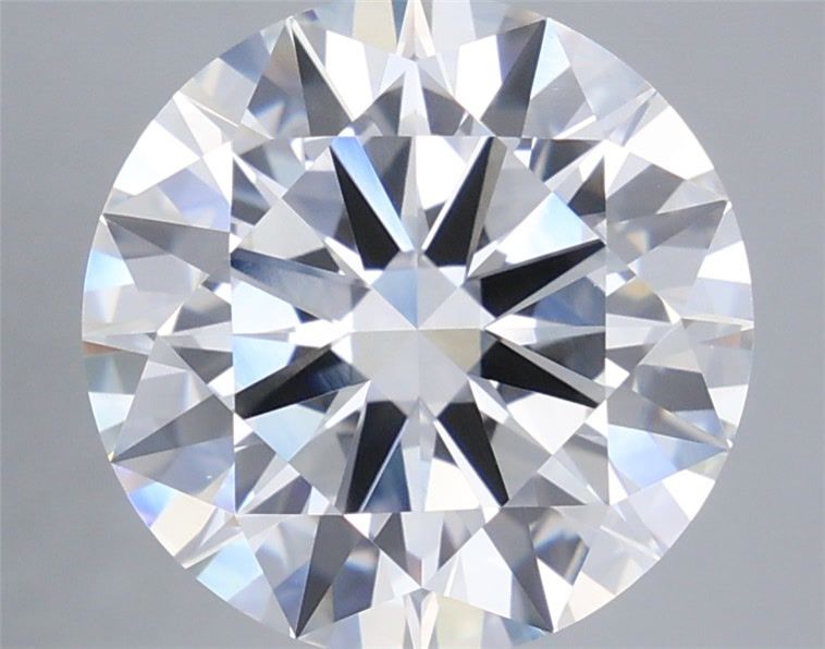 5.42 Carat Round Shaped, Ideal Cut, E Color, VVS2 Clarity, IGI Certified Lab Grown Diamond