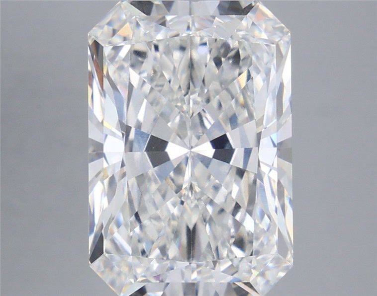 7.59 Carat Radiant Shaped, Ideal Cut, E Color, VS1 Clarity, IGI Certified Lab Grown Diamond