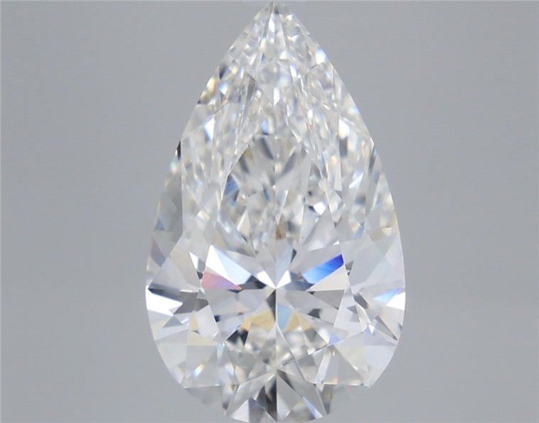 4.87 Carat Pear Shaped, Ideal Cut, F Color, VS1 Clarity, IGI Certified Lab Grown Diamond