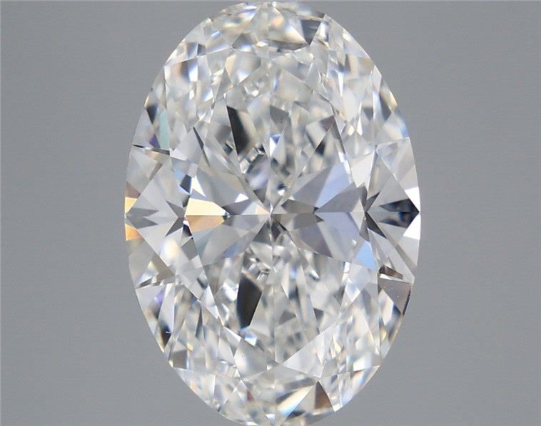 5.59 Carat Oval Shaped, Ideal Cut, E Color, VVS2 Clarity, IGI Certified Lab Grown Diamond