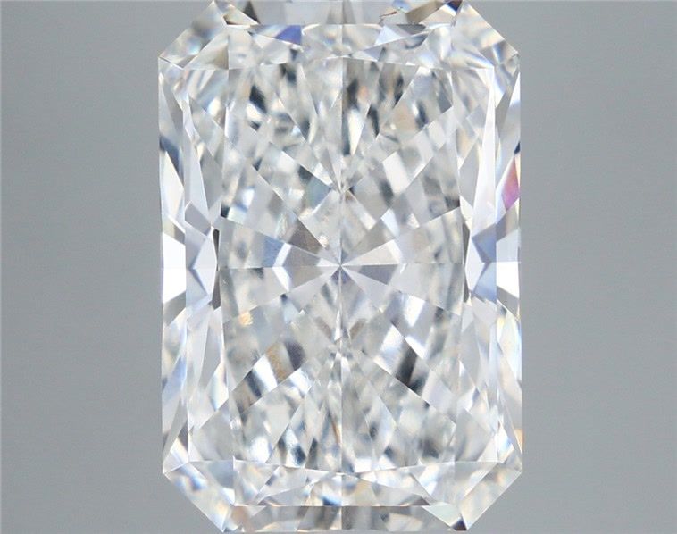 8.26 Carat Radiant Shaped, Ideal Cut, F Color, VVS2 Clarity, IGI Certified Lab Grown Diamond