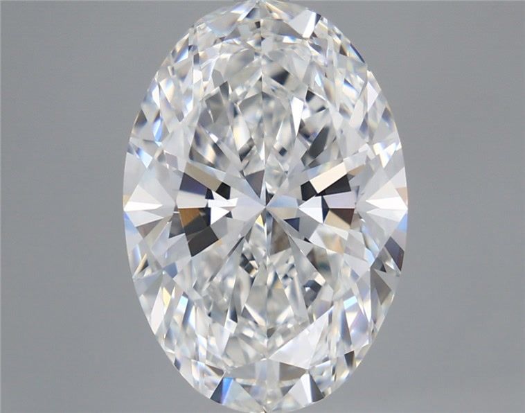 5.85 Carat Oval Shaped, Ideal Cut, E Color, VVS2 Clarity, IGI Certified Lab Grown Diamond