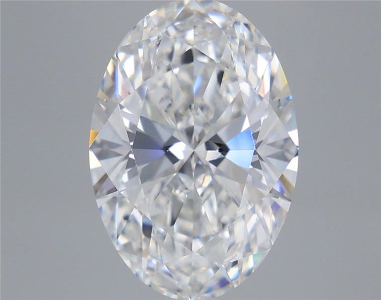 5.57 Carat Oval Shaped, Ideal Cut, E Color, VVS2 Clarity, IGI Certified Lab Grown Diamond